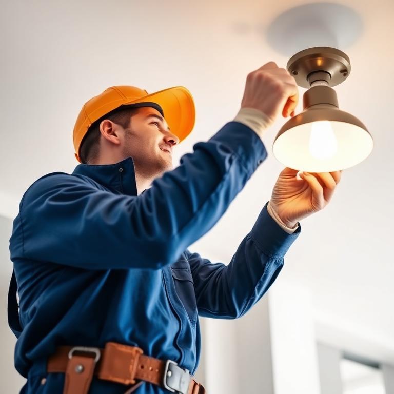 Install 3 ceiling lamps