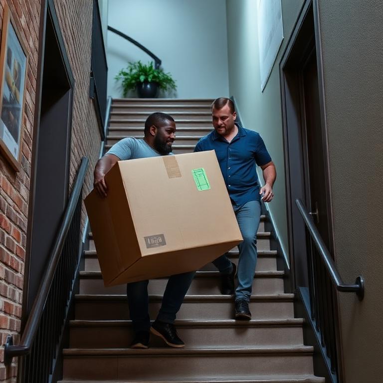 Move boxes to 3rd floor
