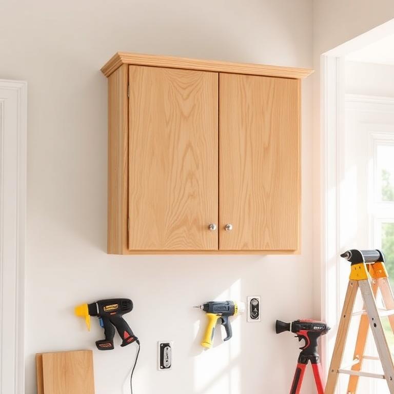 Mount a cabinet